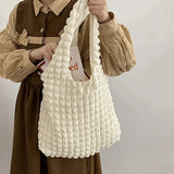 Plaid Shoulder Bag Large Capacity Handbag Purse for Women