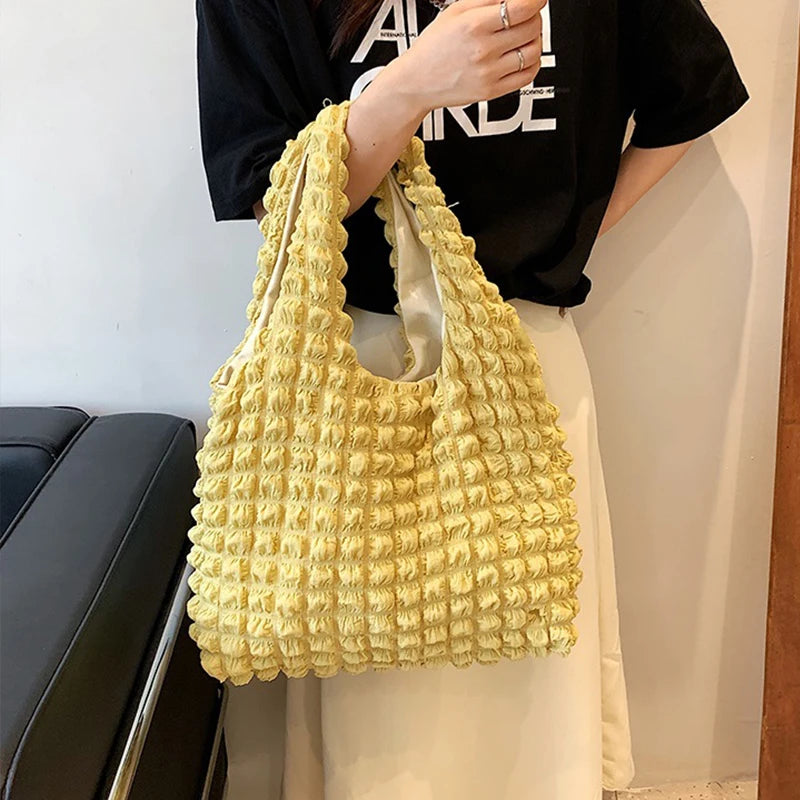 Quilted Shoulder Bag Large Capacity Handbag