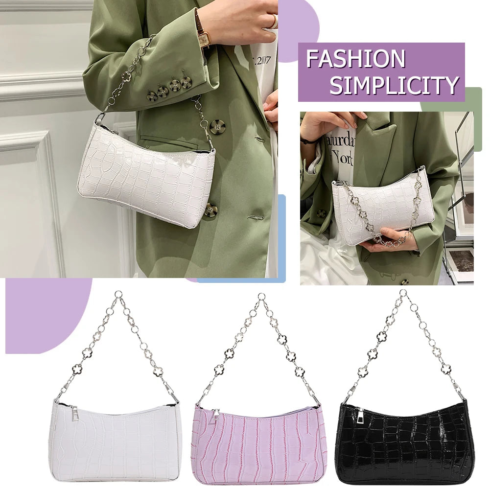 Women Zipper Shoulder Bags Casual Messenger Bag for Ladies