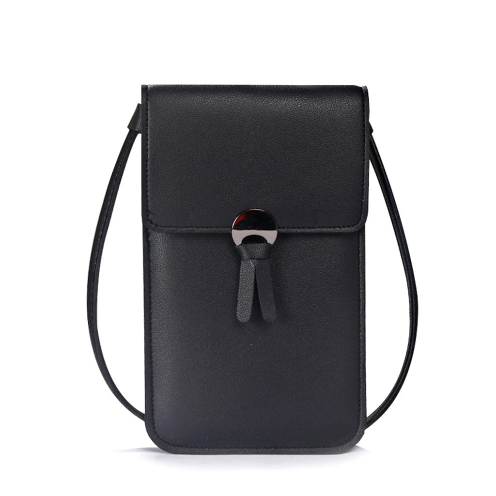 Women Tassel Shoulder Bag Touch Screen Crossbody Handbag