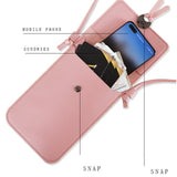 Women Tassel Shoulder Bag Touch Screen Crossbody Handbag