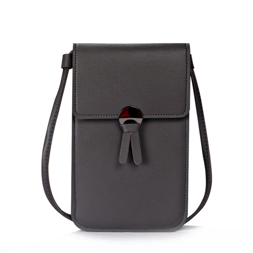 Women Tassel Shoulder Bag Touch Screen Crossbody Handbag