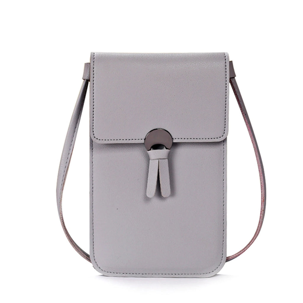 Women Tassel Shoulder Bag Touch Screen Crossbody Handbag