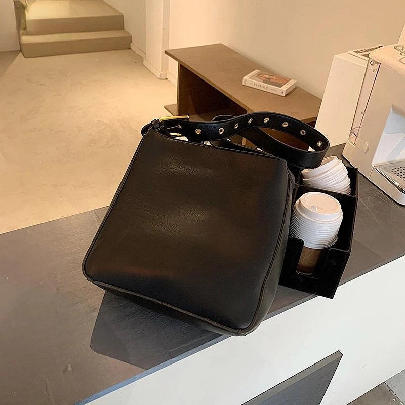 Casual Top-handle Shoulder Bag Autumn Winter Crossbody Handbag Tote