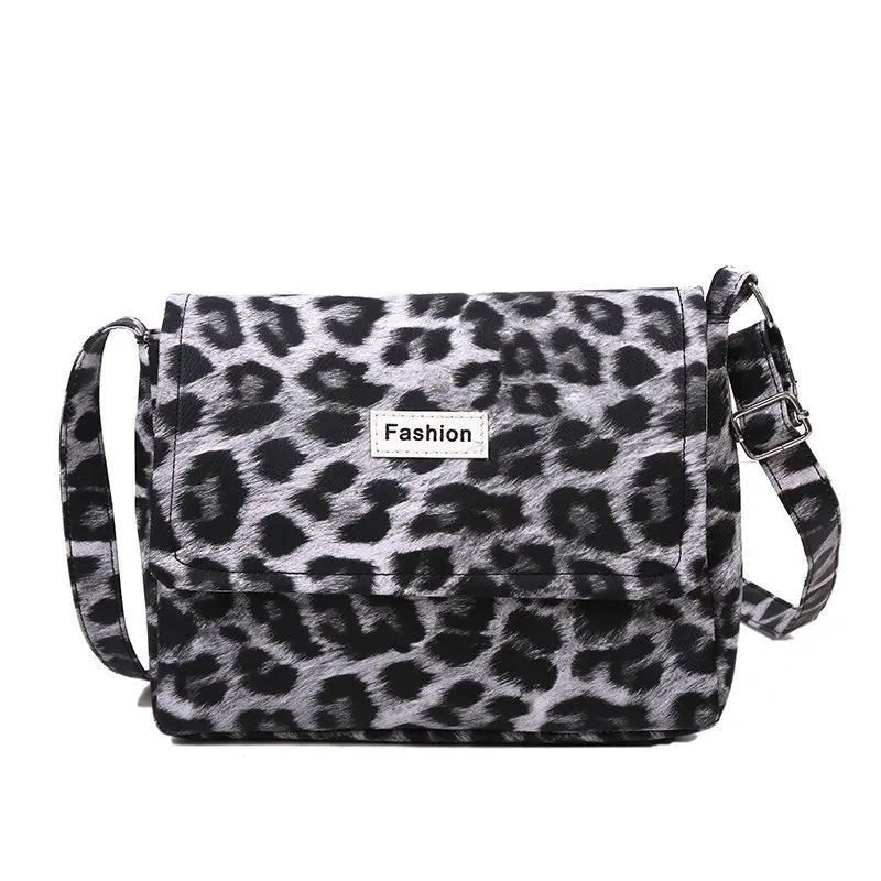 Leopard Small Square Bag Women Shoulder Messenger Bag Evening Clutch