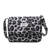 Leopard Small Square Bag Women Shoulder Messenger Bag Evening Clutch