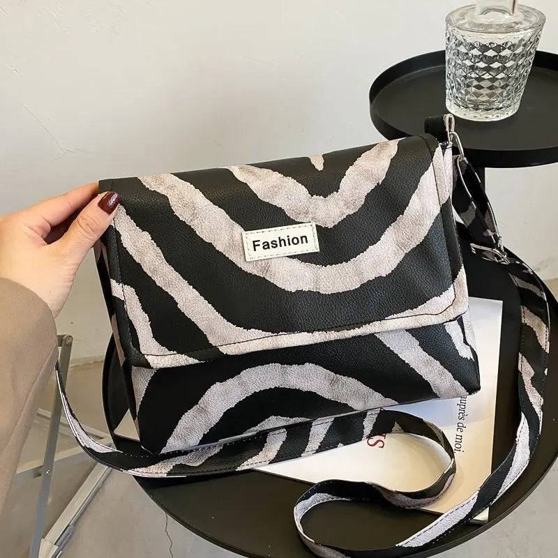 Leopard Small Square Bag Women Shoulder Messenger Bag Evening Clutch