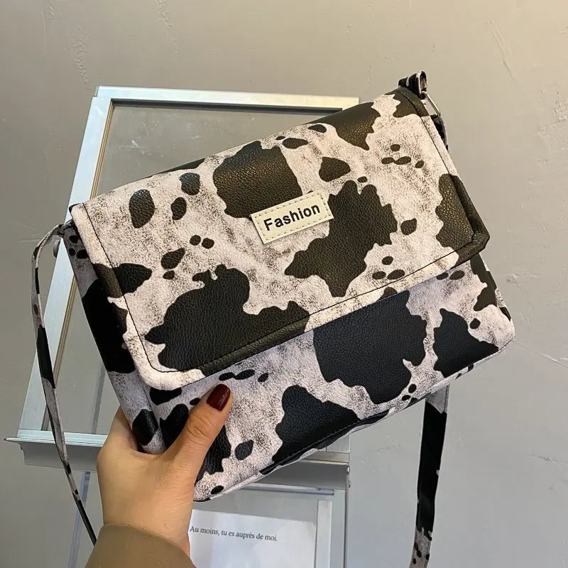 Leopard Small Square Bag Women Shoulder Messenger Bag Evening Clutch