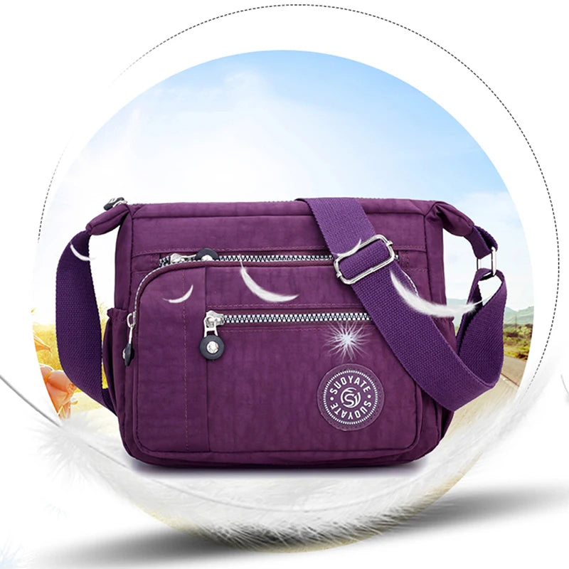 Women Handbags Messenger Bag Waterproof Cloth Bag Diagonal Bag Shoulder Bag