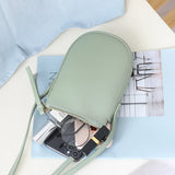 Small Soft PU Leather Shoulder Bag Large Capacity Crossbody Phone Purse