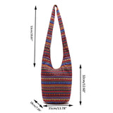 Women Hippie Shoulder Bags Fringe Large Purses Ethnic Tote Handbag