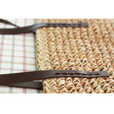 Women Lady Vintage Straw Rattan Bag Large Capacity Shoulder Bags