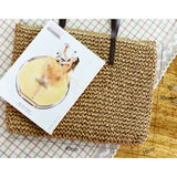 Women Lady Vintage Straw Rattan Bag Large Capacity Shoulder Bags