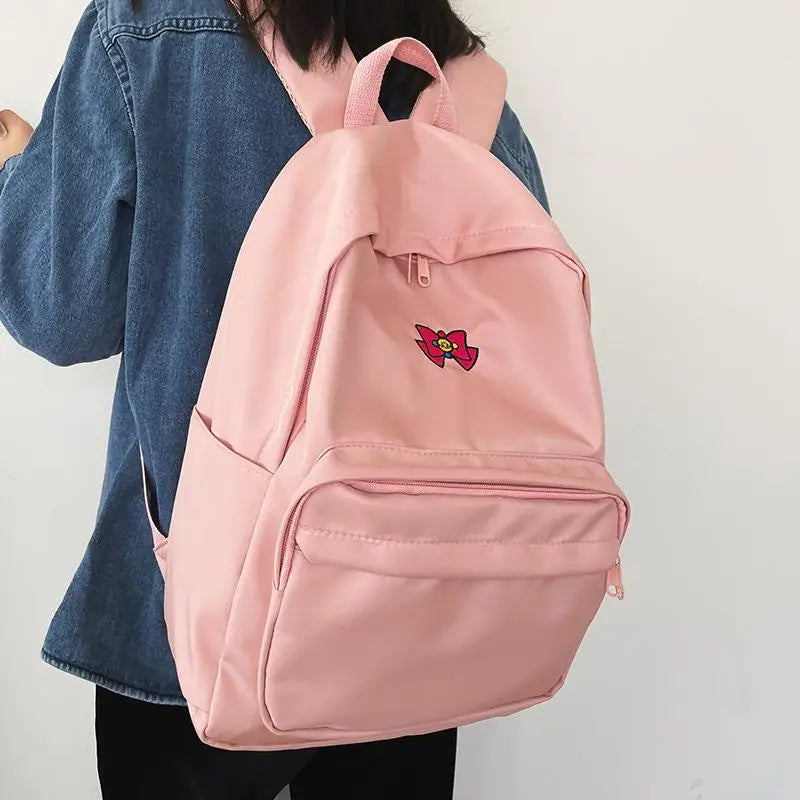Women Large Capacity Backpack High Nylon School Bags For Teenage Girls Boys