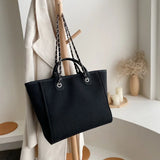 Casual Ladies Chain Tote Bag Shoulder Handbag for Women