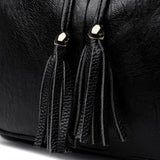 Vintage Leather Backpack Girls School Travel Bagpack Ladies Sac A Dos