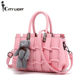 Women Leather Handbags High Casual Ladies Shoulder Messenger Bags Handbags