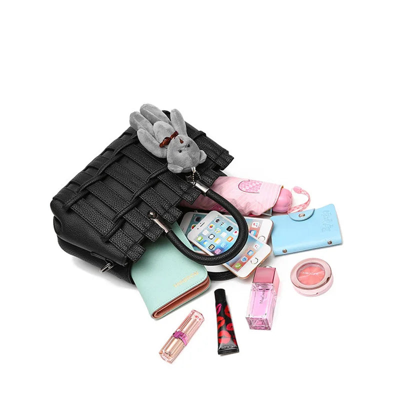 Women Leather Handbags High Casual Ladies Shoulder Messenger Bags Handbags