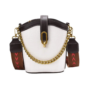 Women Leather Handbags Bucket Shoulder Bag Crossbody Vintage Sac A Main