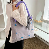 Women Light Shopping Bag Girl Nylon Cloth Shoulder Bag Environmental Storage
