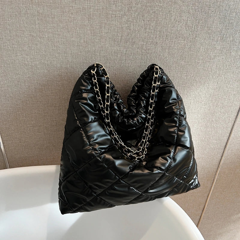 Women Shoulder Bags Large Capacity Western Style Texture