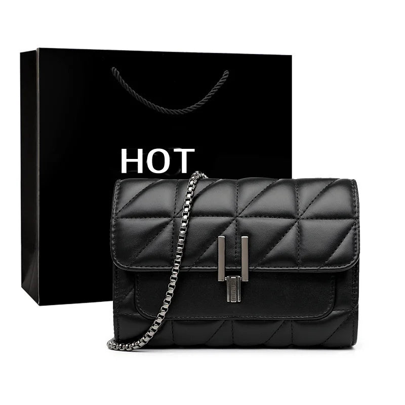 Leather Chain Women Shoulder Bag Casual Ladies Messenger Bags