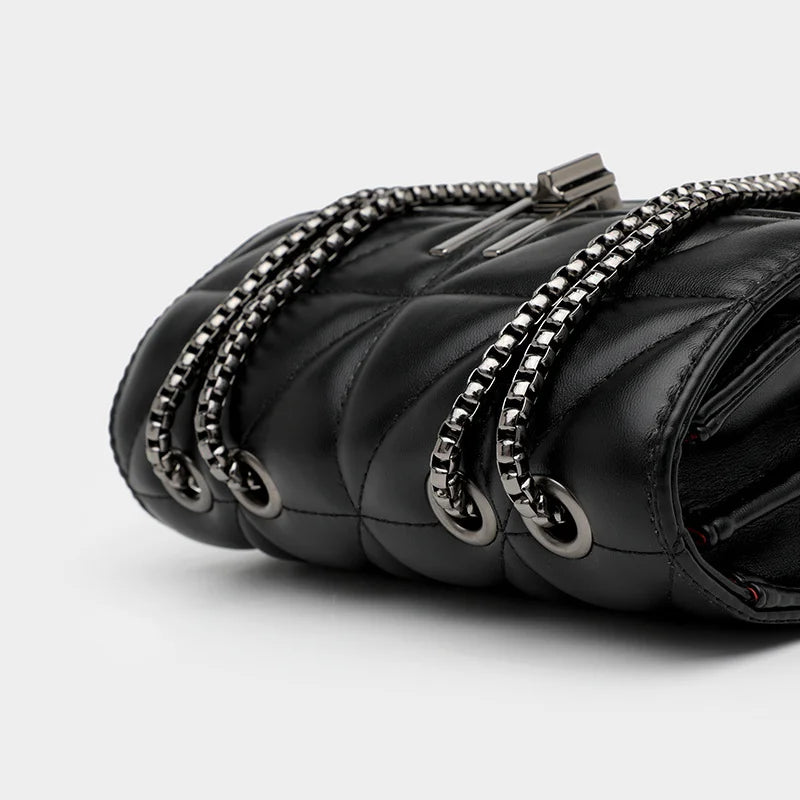 Leather Chain Women Shoulder Bag Casual Ladies Messenger Bags