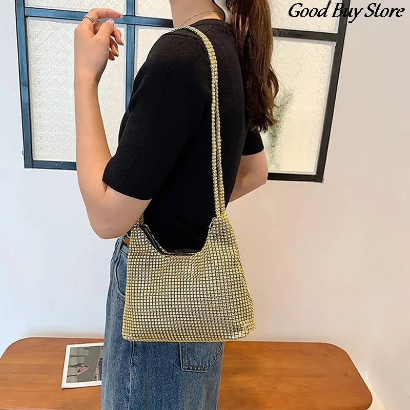 Women Diamond Purse Rhinestones Handbag Shoulder Bags Evening Party Clutch