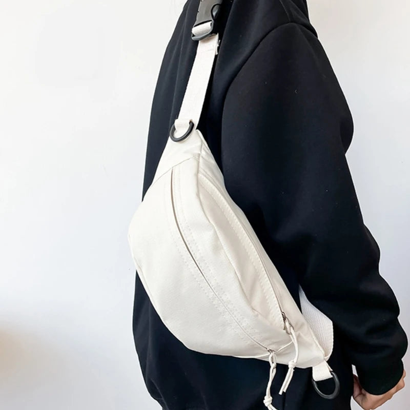 Casual Waist Fanny Pack Adjustable Belt Bum Bag Outdoor Travel Crossbody Phone P