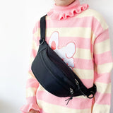 Casual Waist Fanny Pack Adjustable Belt Bum Bag Outdoor Travel Crossbody Phone P