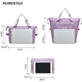 Women Men Sports Gym Bag Travel Duffle Bag Tote Handbag Multifunction