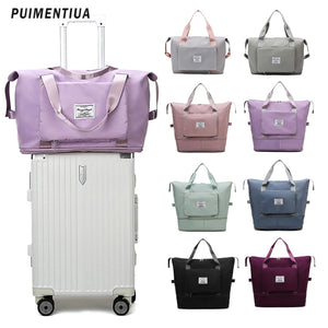 Women Men Sports Gym Bag Travel Duffle Bag Tote Handbag Multifunction