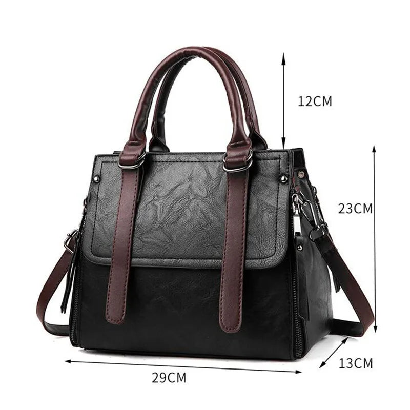 Vintage Leather Women Crossbody Shoulder Bag Handbags KL503
