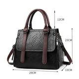 Vintage Leather Women Crossbody Shoulder Bag Handbags KL503