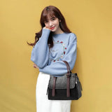 Vintage Leather Women Crossbody Shoulder Bag Handbags KL503