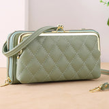 Women Messenger Bags Cell Phone Wallet Female Handbag Large Capacity Solid Purse