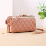 Women Messenger Bags Cell Phone Wallet Female Handbag Large Capacity Solid Purse
