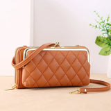 Women Messenger Bags Cell Phone Wallet Female Handbag Large Capacity Solid Purse