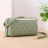 Women Messenger Bags Cell Phone Wallet Female Handbag Large Capacity Solid Purse