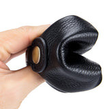 Mini Lipstick Storage Bag Soft PU Leather Wallet & Money Clip For Kids