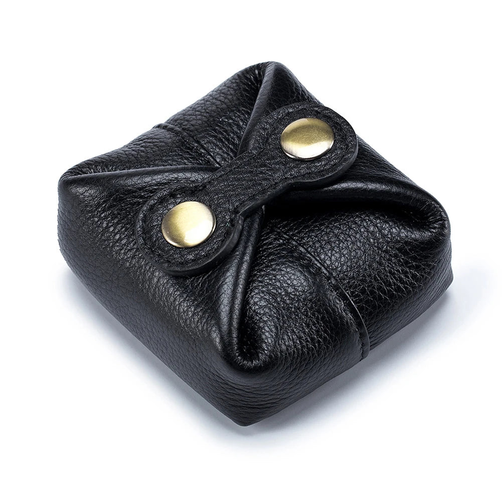 Mini Lipstick Storage Bag Soft PU Leather Wallet & Money Clip For Kids