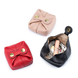 Mini Lipstick Storage Bag Soft PU Leather Wallet & Money Clip For Kids