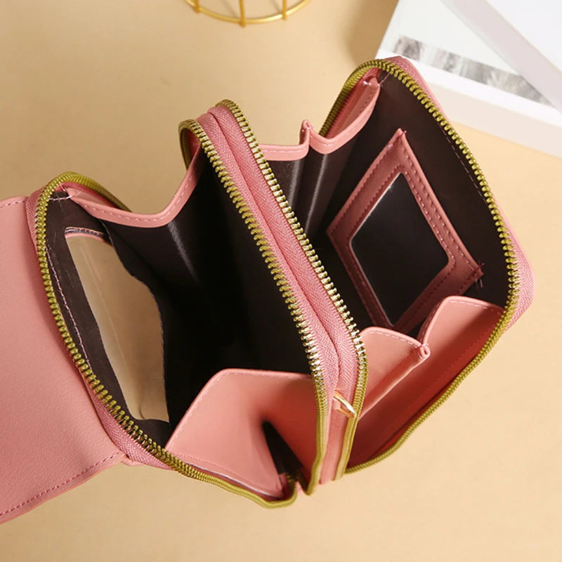 Women Multi-function Touch Screen Phone Bags Female Single Shoulder Purse