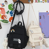 Women Nylon Backpack Convertible Shoulder Bags Ladies Casual Daypack