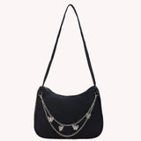 Nylon Butterfly Chain Tote Handbag for Women