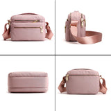 Waterproof Nylon Shoulder Bag Multi-pocket Handbag Crossbody Women Bolsa