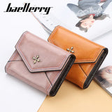 Women Oil Wax Vintage Wallet PU Leather Purse Clutch ID Cardholder