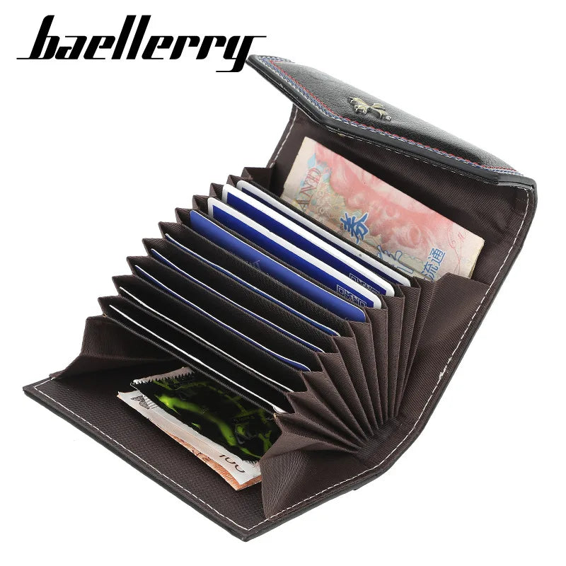 Women Oil Wax Vintage Wallet PU Leather Purse Clutch ID Cardholder