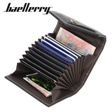 Women Oil Wax Vintage Wallet PU Leather Purse Clutch ID Cardholder