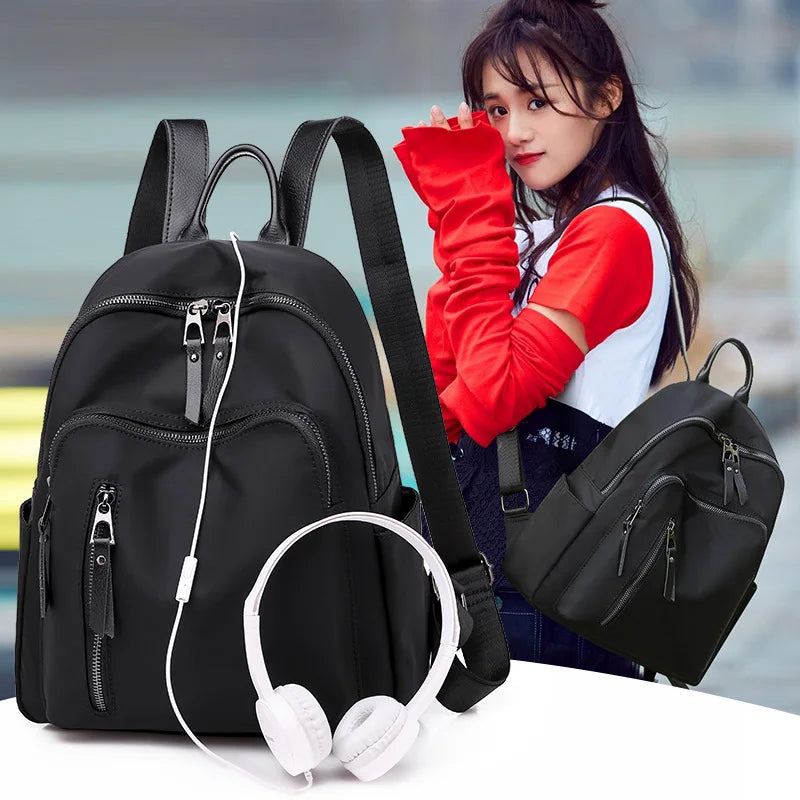 Women Oxford Backpack Female Mini Backpack